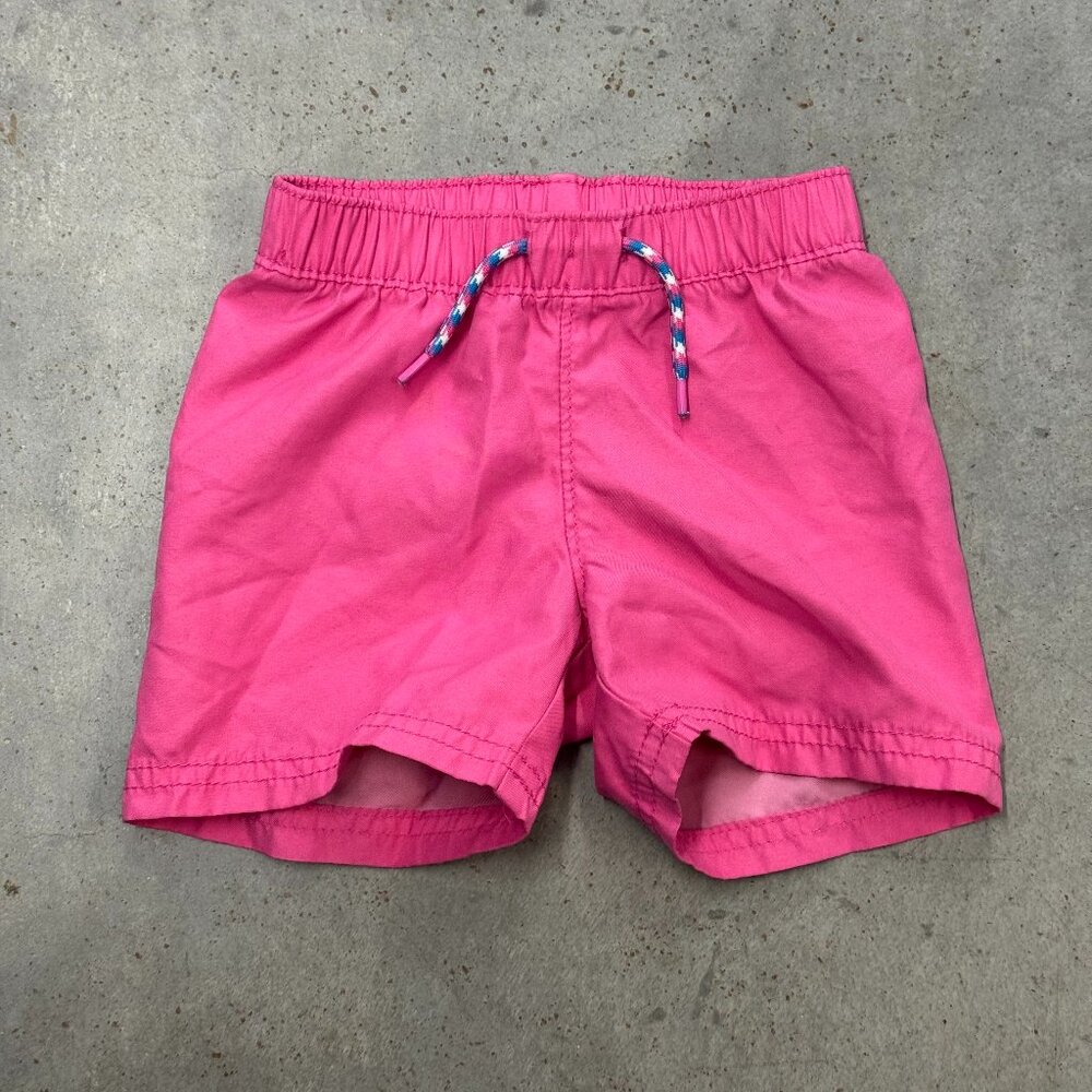 Old Navy Baby Boys Swim Trunks | Size 6–12 Months | Bright Pink